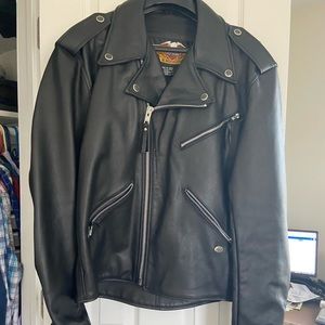 Mens Harley Davidson Leather Jacket Size Large Never Worn